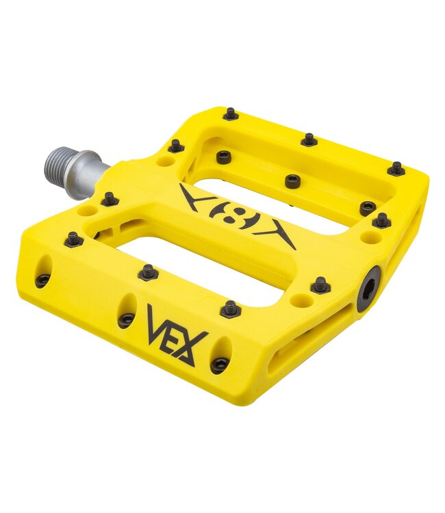 Origin8 Vex 9/16 inch Yellow Bicycle Platfom Pedals