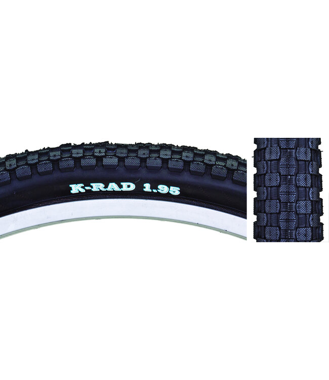 Kenda K-Rad K905 Bicycle Tire 26x1.95 Wire Bead
