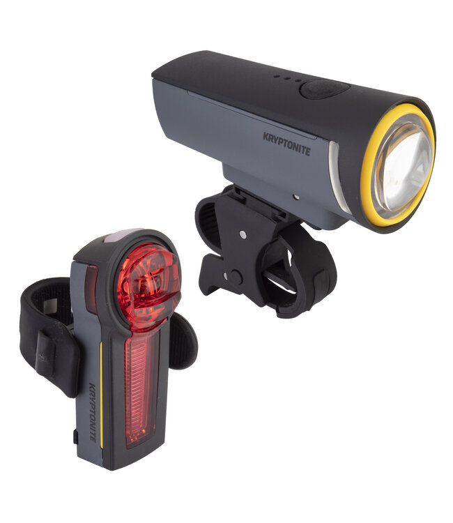 Kryptonite Incite X3 and XR Bicycle Headlight Tailight Combo