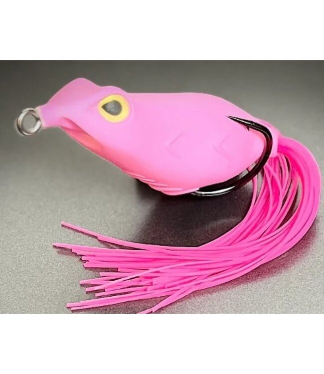 Copper Red Baits Wave Frog Top Water Lure 2.5 Inch 9/16oz