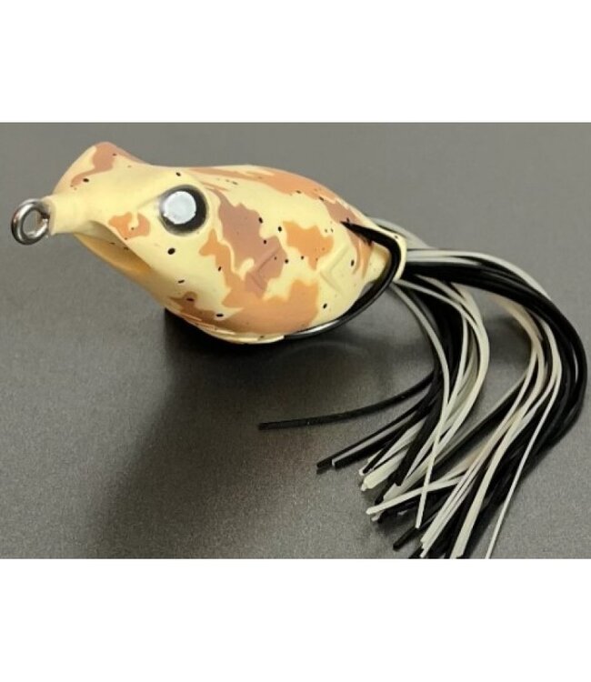 Copper Red Baits Wave Frog Top Water Lure 2.5 Inch 9/16oz