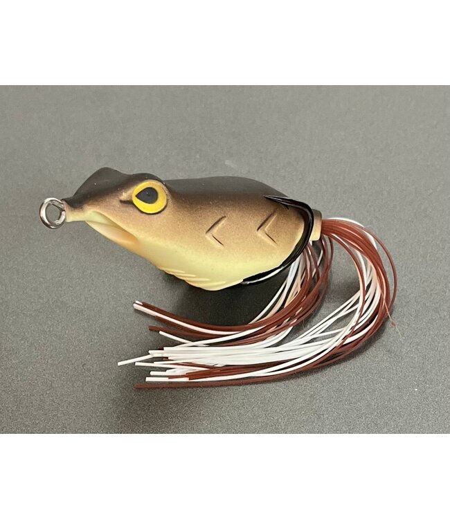 Copper Red Baits Wave Frog Top Water Lure 2.5 Inch 9/16oz