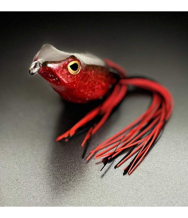 Copper Red Baits Wave Frog Top Water Lure 2.5 Inch 9/16oz