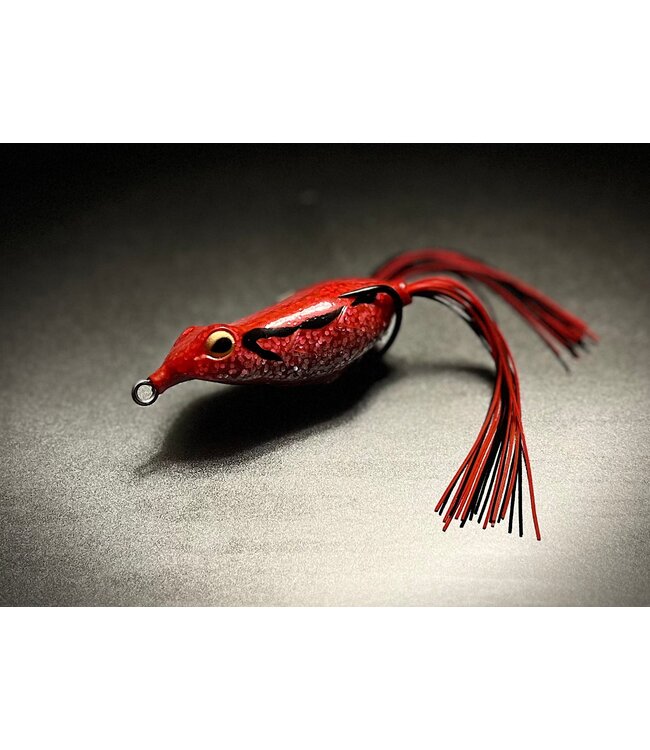Copper Red Baits Wave Frog Top Water Lure 2.5 Inch 9/16oz
