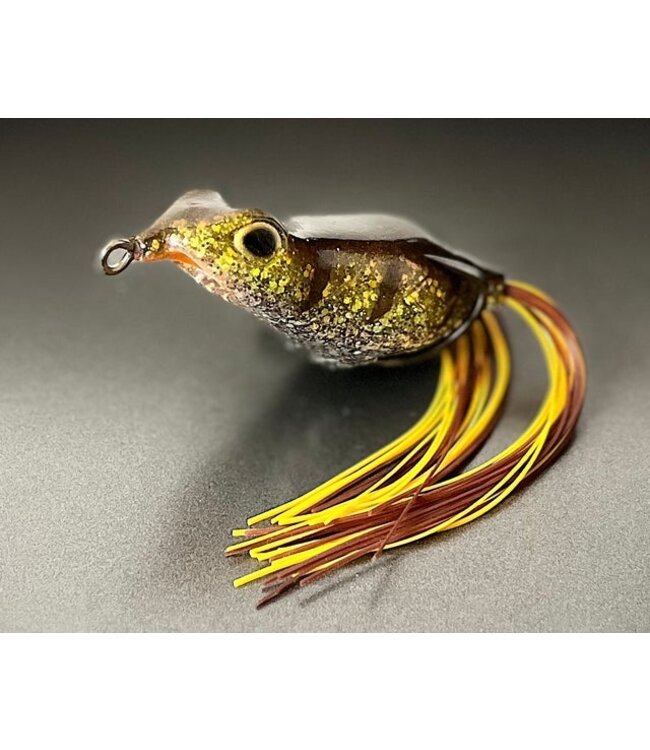 Copper Red Baits Loud Mouth Frog Top Water Lure 2.5 Inch 9/16oz