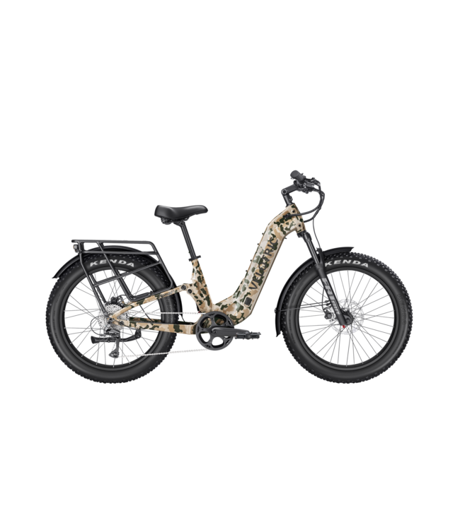 Velotric Nomad 2X Multi-Terrain Full Suspension Fat Tire Hunting E-Bike Camo MTC Edition