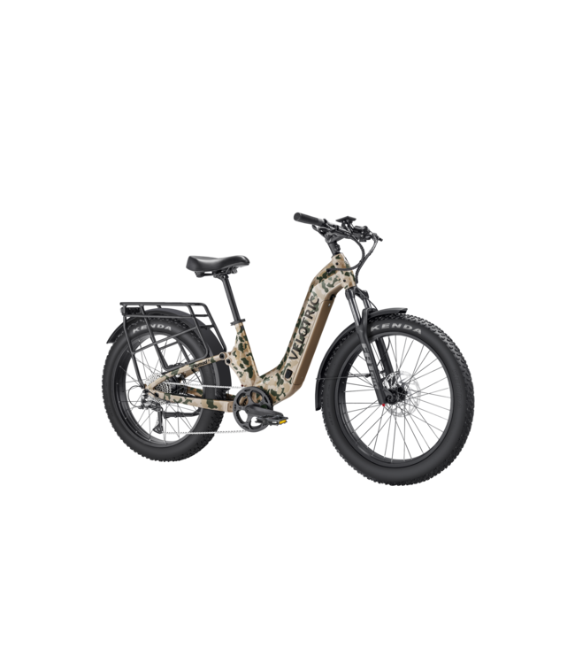 Velotric Nomad 2X Multi-Terrain Full Suspension Fat Tire Hunting E-Bike Camo MTC Edition