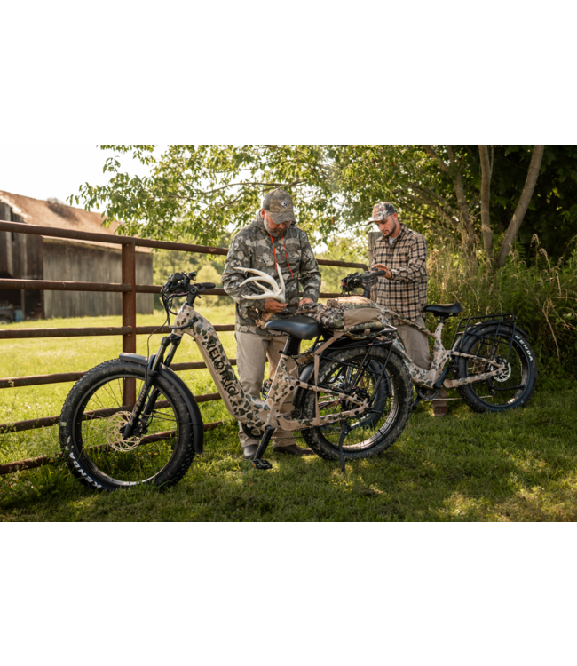 Velotric Nomad 2X Multi-Terrain Full Suspension Fat Tire Hunting E-Bike Camo MTC Edition