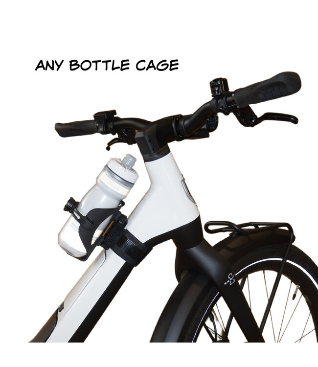 BiKase  ABC Bicycle E-Bike Water Bottle Cage With Mounting Strap