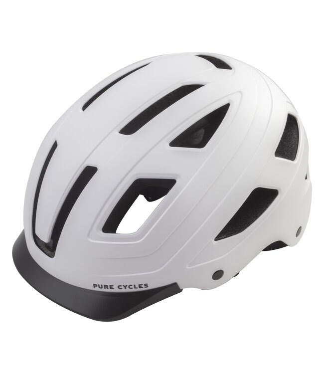 Pure Cycles Urban-Lite Bicycle Helmet With Built in Rear Light