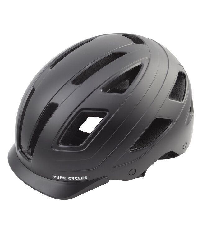 Pure Cycles Urban-Lite Bicycle Helmet With Built in Rear Light