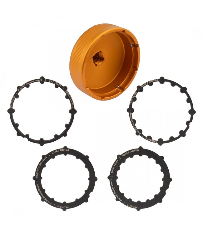 Pedros Pro 5 Piece Bottom Bracket Toll Set