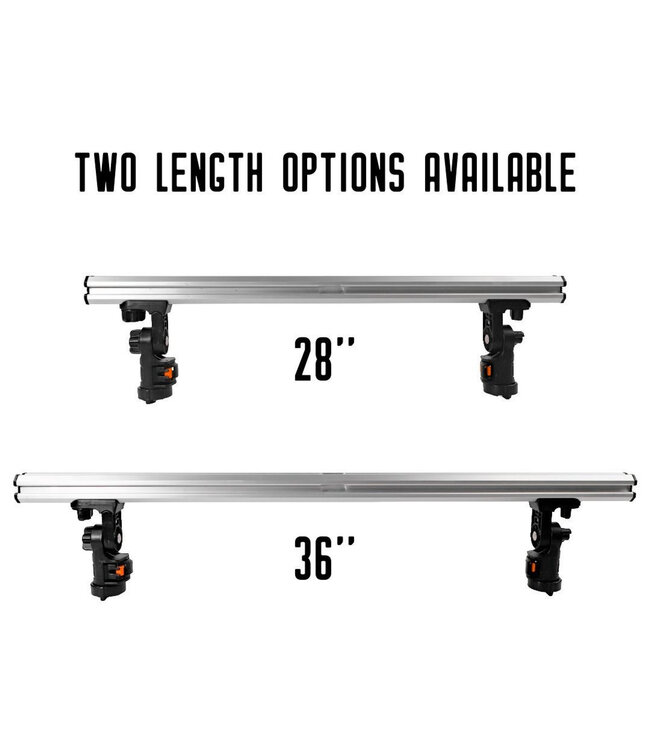 Yakattack Command Center CrossBar With Track Mounted LockNLoad Mounting System