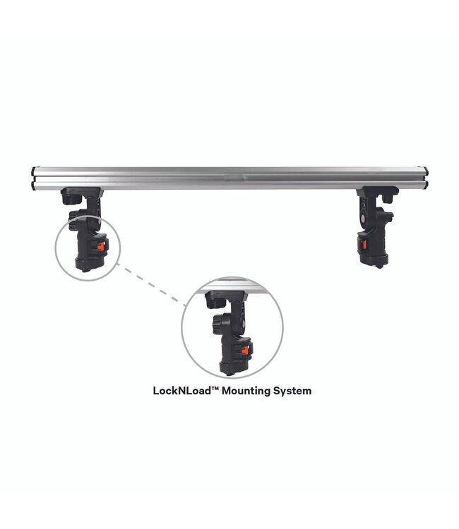 Yakattack Command Center CrossBar With Track Mounted LockNLoad Mounting System