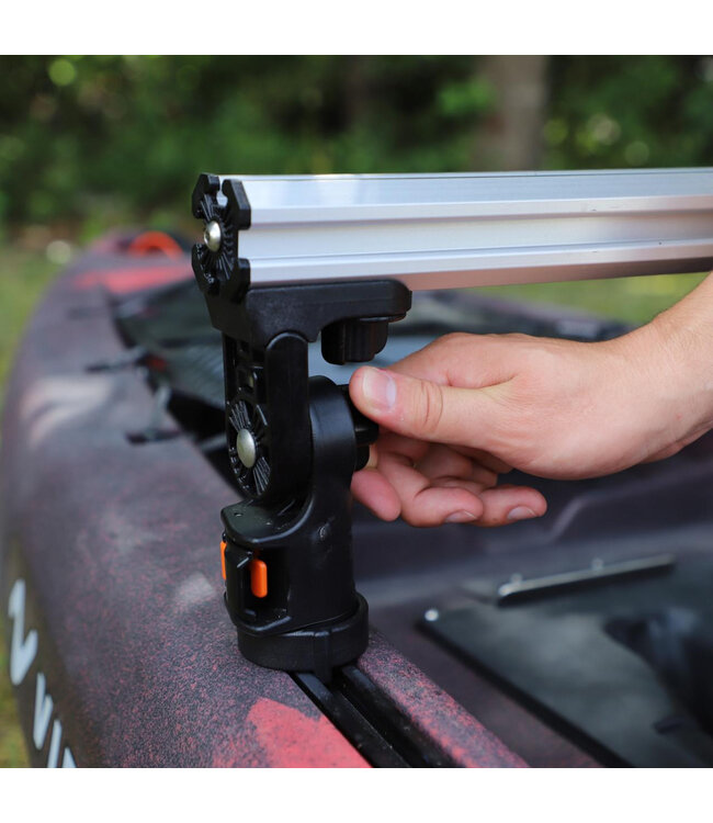 Yakattack Command Center CrossBar With Track Mounted LockNLoad Mounting System