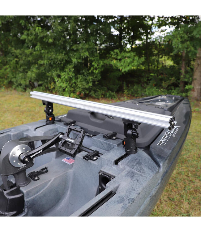 Yakattack Command Center CrossBar With Track Mounted LockNLoad Mounting System