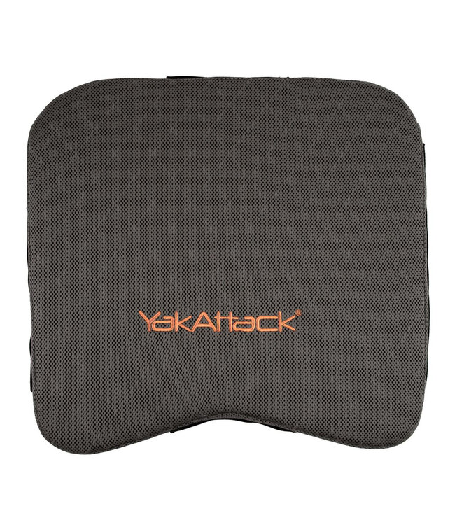 Yakattack MultiFlex Seat Cushion Includes Straps Medium/Firm Grey