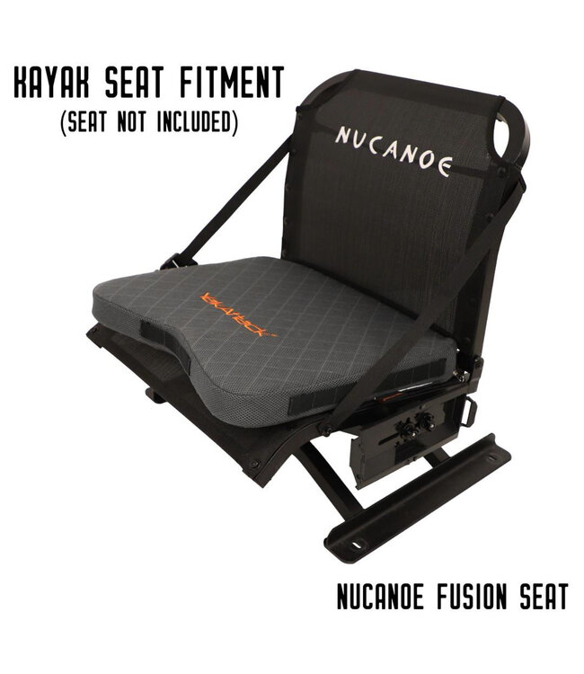 Yakattack MultiFlex Seat Cushion Includes Straps Medium/Firm Grey