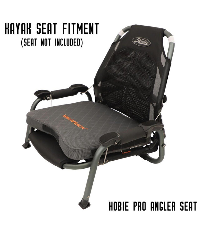 Yakattack MultiFlex Seat Cushion Includes Straps Medium/Firm Grey