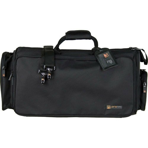 PROTEC Protec Triple Horn Bag W/ Mute Bag - Gold Series PROTEC Protec Triple Horn Bag W/ Mute Bag - Gold Series