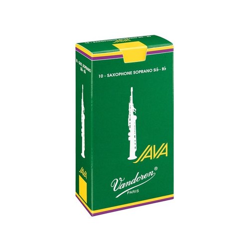 Vandoren Vandoren JAVA Soprano Sax Reeds - Box of 10 Vandoren Vandoren JAVA Soprano Sax Reeds - Box of 10