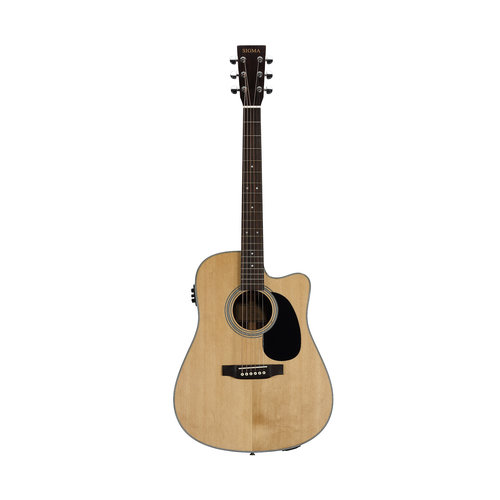 Sigma Sigma SD28CE Dreadnought Electric Cutaway Guitar Sigma Sigma SD28CE Dreadnought Electric Cutaway Guitar