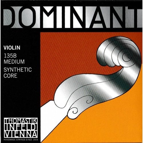 Thomastik Dominant Violin Strings - 135B 4/4 Set/Medium Thomastik Dominant Violin Strings - 135B 4/4 Set/Medium