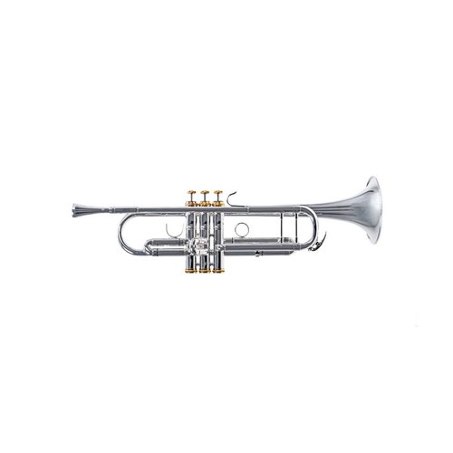 System Blue System Blue Professional Marching Bb Trumpet SB10S - Silver System Blue System Blue Professional Marching Bb Trumpet SB10S - Silver