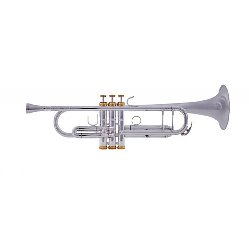 System Blue System Blue Professional Marching Bb Trumpet SB12S - Silver System Blue System Blue Professional Marching Bb Trumpet SB12S - Silver