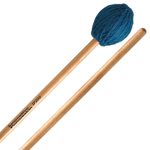 Innovative Percussion Innovative Percussion IP-200 Marimba Mallets - Teal Yarn/Birch Medium/Soft Innovative Percussion Innovative Percussion IP-200 Marimba Mallets - Teal Yarn/Birch Medium/Soft