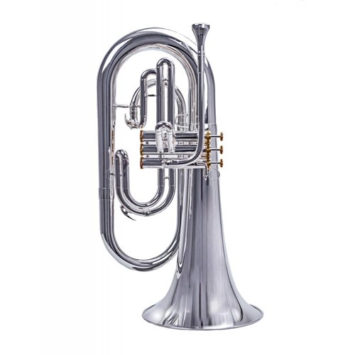 System Blue System Blue Professional Marching Bb Euphonium Hybrid SB30S - Silver System Blue System Blue Professional Marching Bb Euphonium Hybrid SB30S - Silver