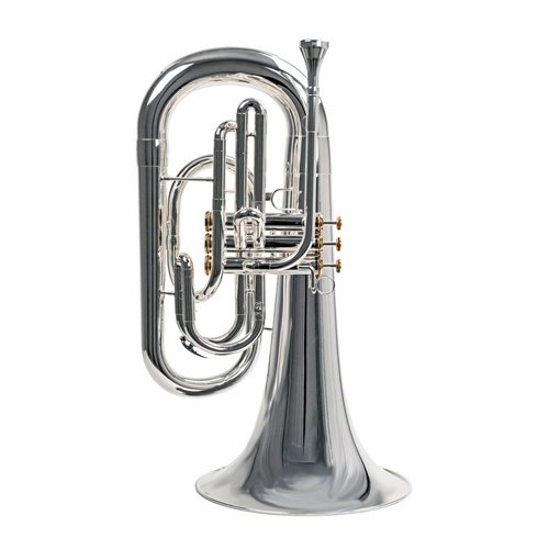 System Blue System Blue Traditional Marching Bb Euphonium SB30S-LE - Silver System Blue System Blue Traditional Marching Bb Euphonium SB30S-LE - Silver