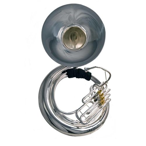 System Blue System Blue Professional Marching BBb Sousaphone SB55S - Silver 4 Valve DEMO MODEL System Blue System Blue Professional Marching BBb Sousaphone SB55S - Silver 4 Valve DEMO MODEL