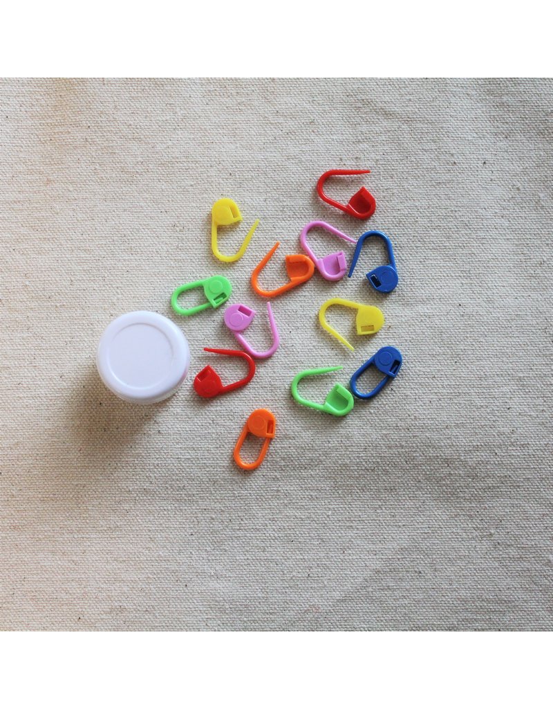 The Mariner's Daughter 10 Removable stitch markers - Coloured