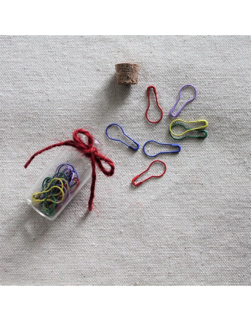 The Mariner's Daughter 20 Bulb stitch markers - Coloured