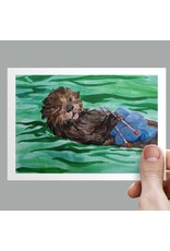 Anouk Greeting Cards Otter
