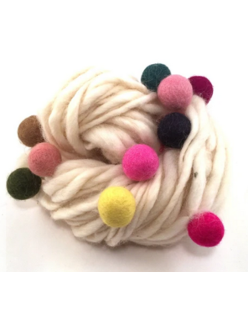 Bobble Yarn White