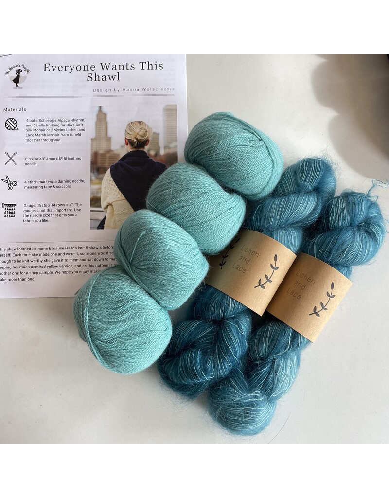 The Mariner's Daughter Everyone Wants this Shawl kit