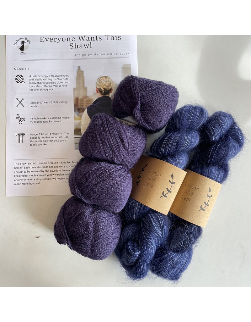 The Mariner's Daughter Everyone Wants this Shawl kit