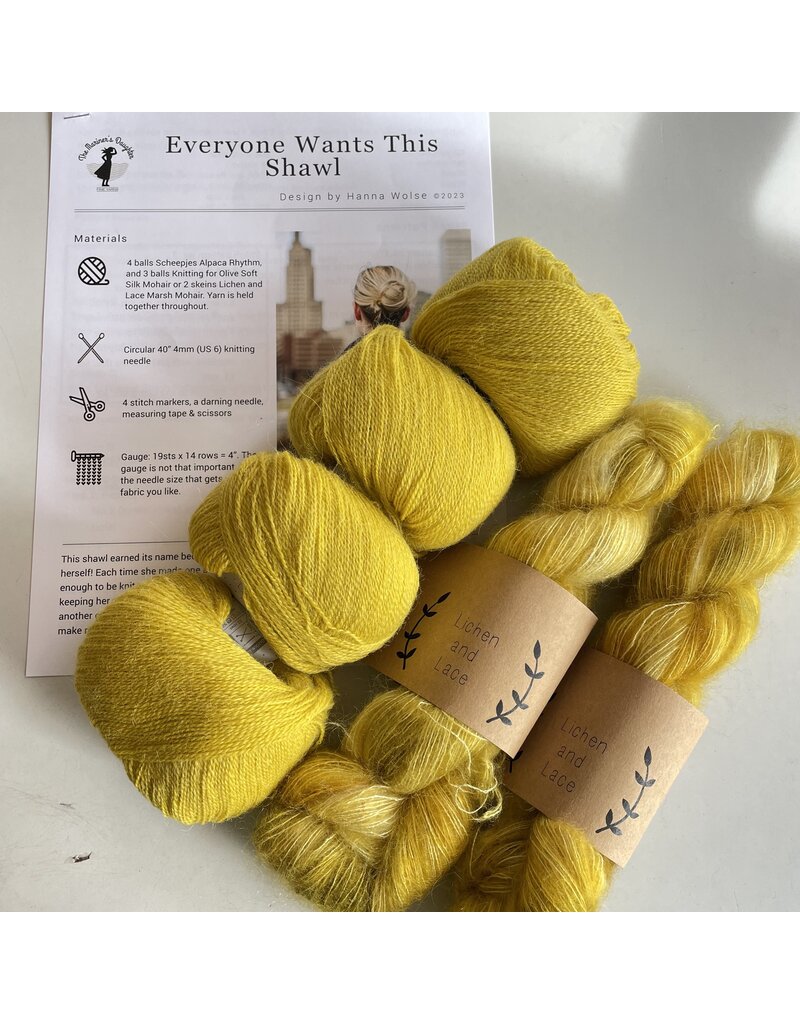 The Mariner's Daughter Everyone Wants this Shawl kit