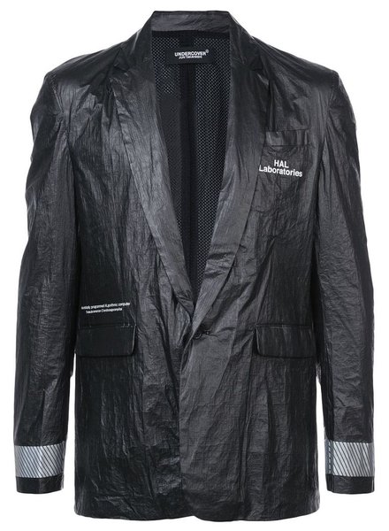 UNDERCOVER UNDERCOVER BLAZER JACKET WITH REFLECTIVE DETAIL