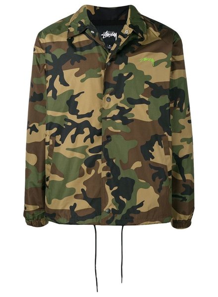 STUSSY STUSSY MEN CAMO CRUIZE COACH JACKET