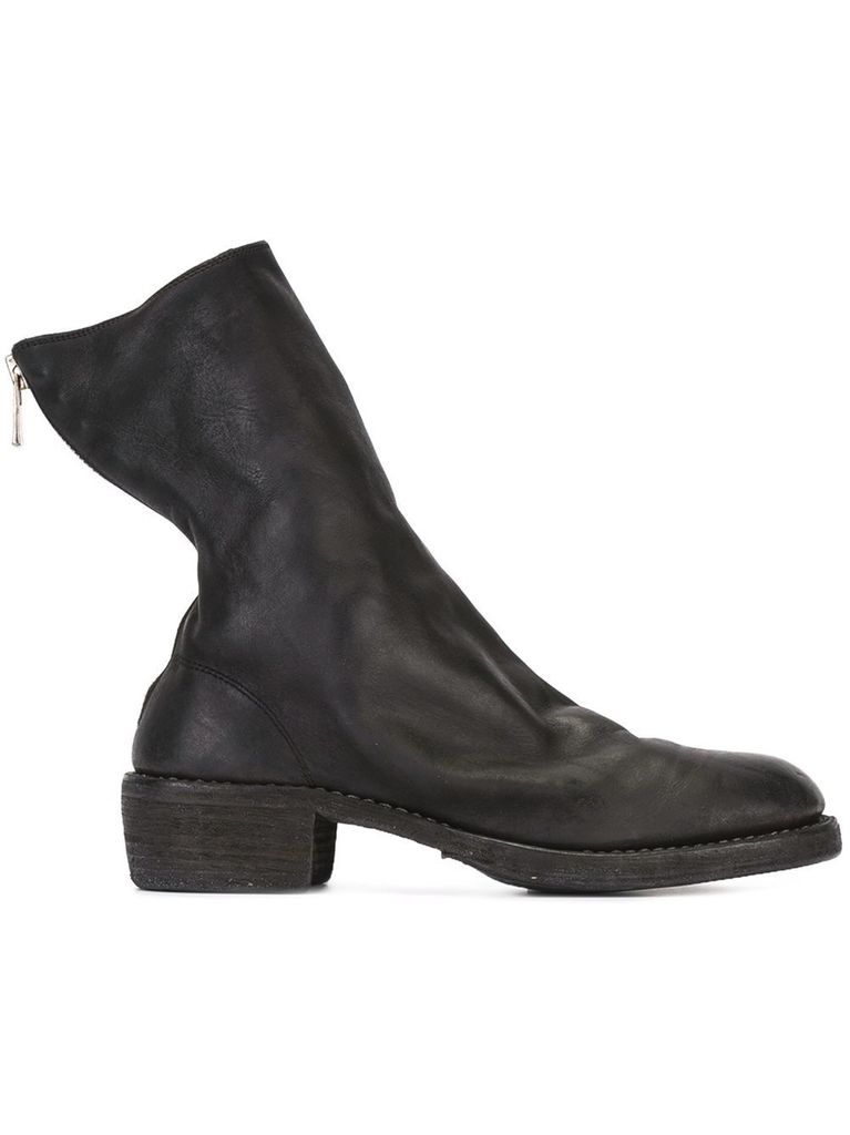 Men's Side Zip Low Boot – La Garçonne