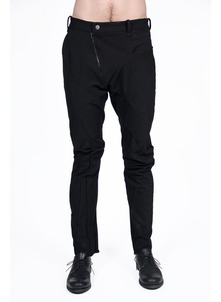 LEON EMANUEL BLANCK LEON EMANUEL BLANCK DISTORTION FITTED LONG PANTS IN HEAVY MILITARY CANVAS