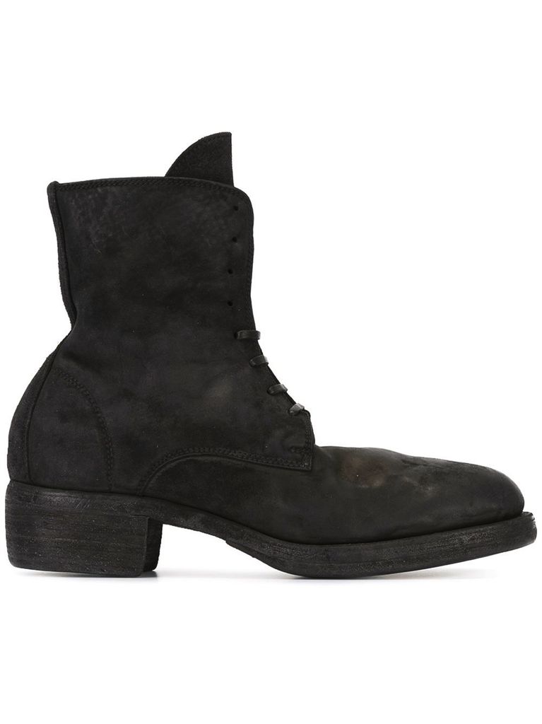 795Z GUIDI MEN CORDOVAN LEATHER LACED UP BOOT