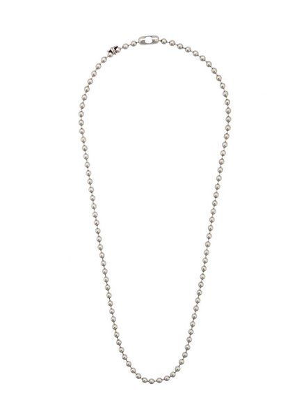 CODY SANDERSON CODY SANDERSON STAINLESS STEEL BALL CHAIN 28 WITH C*S TAGS