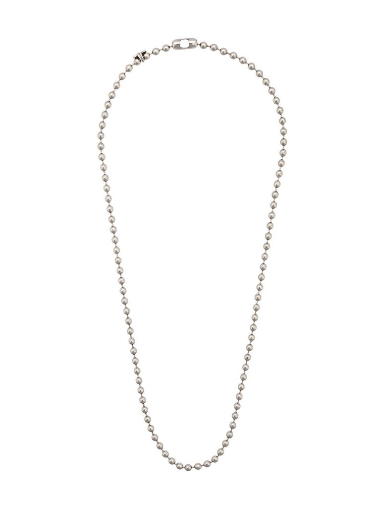 CODY SANDERSON CODY SANDERSON STAINLESS STEEL BALL CHAIN 28 WITH C*S TAGS