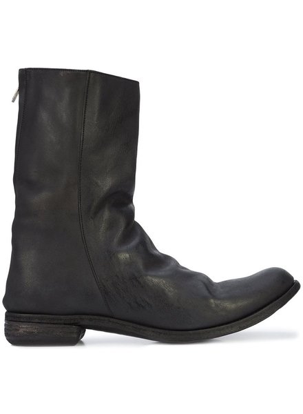 A DICIANNOVEVENTITRE A1923 MEN HORSE CULATTA LEATHER DOUBLE ZIP BOOT