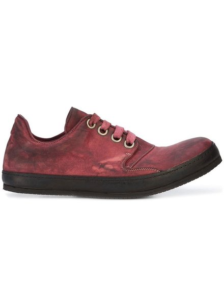 A DICIANNOVEVENTITRE A1923 MEN KANGAROO LEATHER LOW TOP SNEAKER