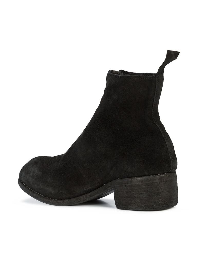 GUIDI WOMEN REVERSED SOFT HORSE LEATHER FRONT ZIP BOOT - Atelier